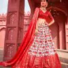 Traditional Red Color Dola Silk Patola Foil Printed Lehenga Choli
