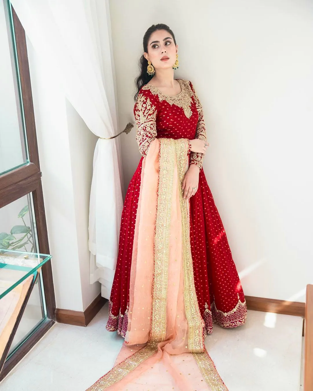 ZSR 3060 Red Color Georgette Embroidery Sequence Work Gown Casual, Wedding, Party, Festive, Events Etc. Expected Delivery 4-6 Working Days @1999/- | Gowns, Bollywood Gowns, Creative Gowns, Designer Gowns, Embroidered Gowns, Party Wear Gowns