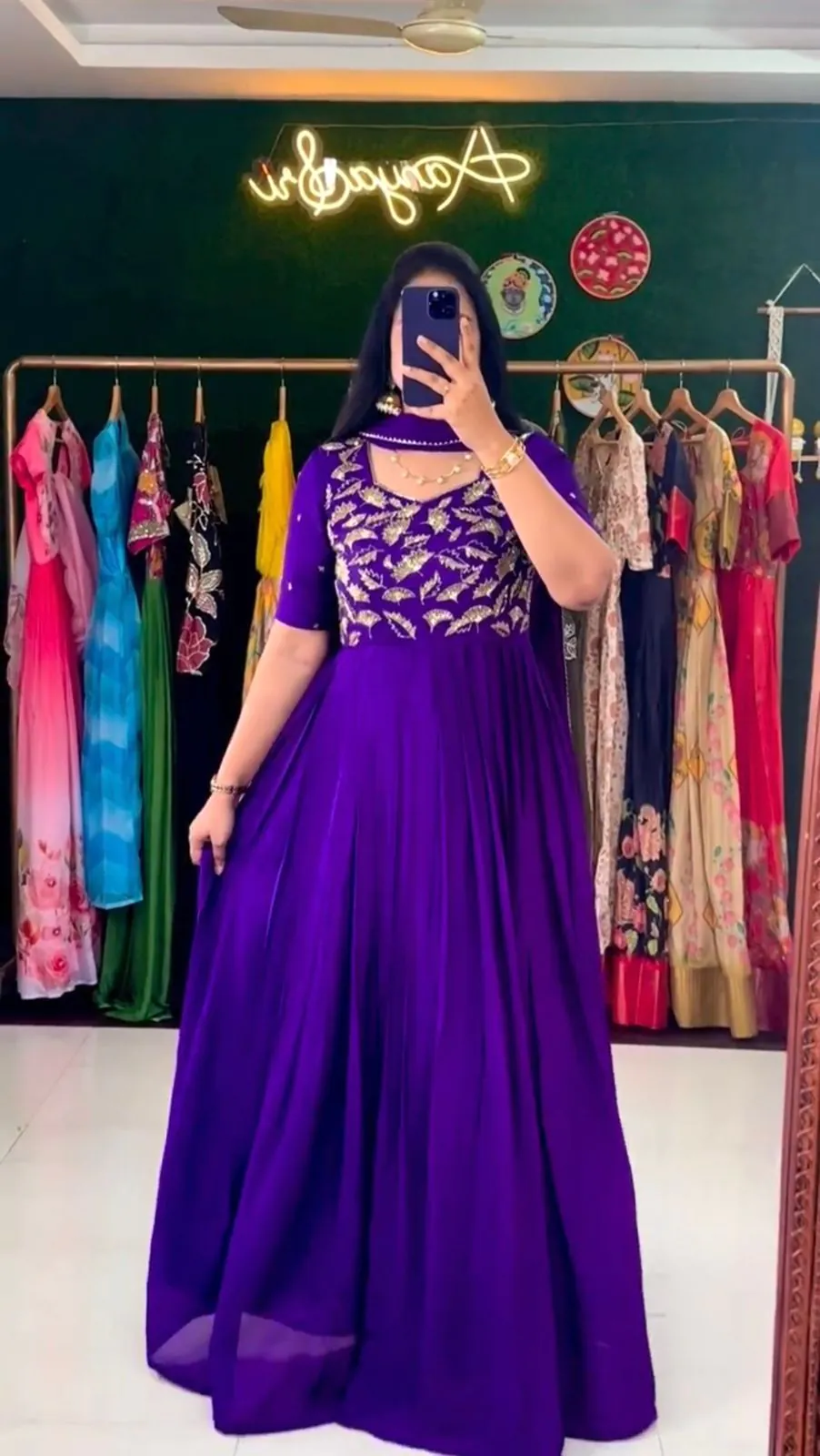 RTC 5669 Violet  Color Georgette Embroidery Sequence Work Gown Casual, Wedding, Party, Festive, Events Etc. Expected Delivery 4-6 Working Days @1999/- | Gowns, Bollywood Gowns, Creative Gowns, Designer Gowns, Embroidered Gowns, Party Wear Gowns