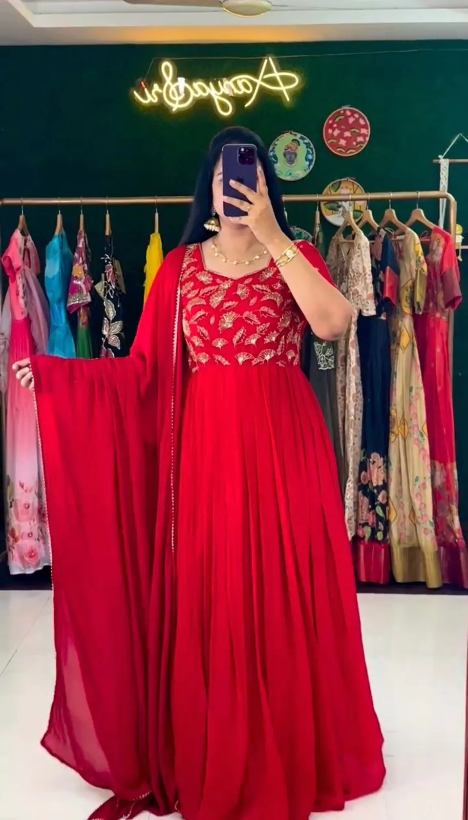 RTC 5669 Red Color Georgette Embroidery Sequence Work Gown Casual, Wedding, Party, Festive, Events Etc. Expected Delivery 4-6 Working Days @1999/- | Gowns, Bollywood Gowns, Creative Gowns, Designer Gowns, Embroidered Gowns, Party Wear Gowns