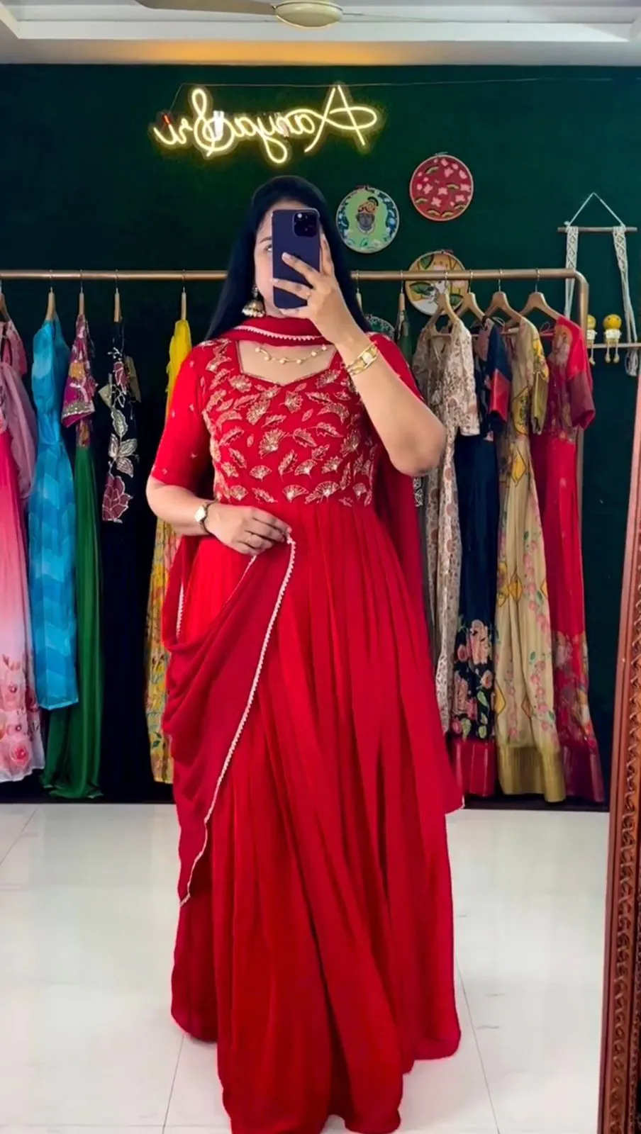 RTC 5669 Red Color Georgette Embroidery Sequence Work Gown Casual, Wedding, Party, Festive, Events Etc. Expected Delivery 4-6 Working Days @1999/- | Gowns, Bollywood Gowns, Creative Gowns, Designer Gowns, Embroidered Gowns, Party Wear Gowns