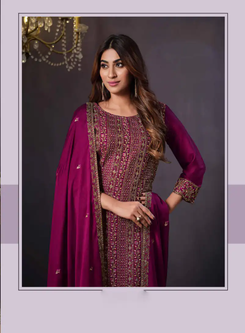 FC Vipul 5281 Pink Heavy rangoli with coding sequence Embroidery Work salwar suit Casual, Wedding, Festive, Events Etc. @2599 | Salwar suit, Casual Suits, Creative suits, Designer Suits, Party Wear Suits, Straight Suits