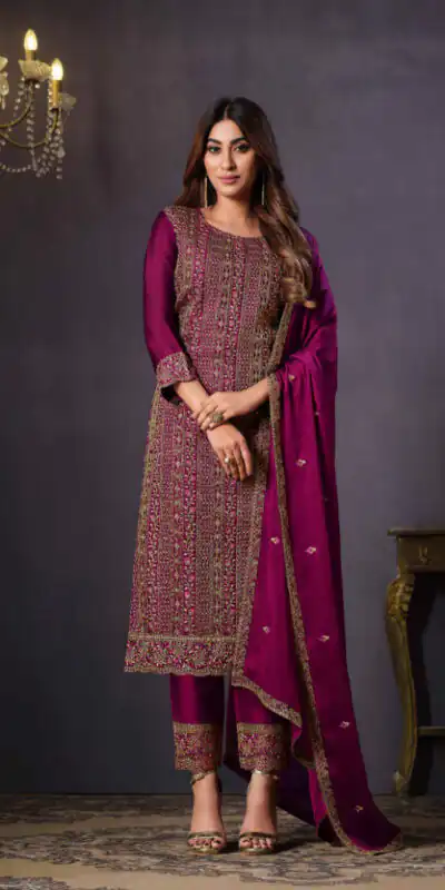 FC Vipul 5281 Pink Heavy rangoli with coding sequence Embroidery Work salwar suit Casual, Wedding, Festive, Events Etc. @2599 | Salwar suit, Casual Suits, Creative suits, Designer Suits, Party Wear Suits, Straight Suits