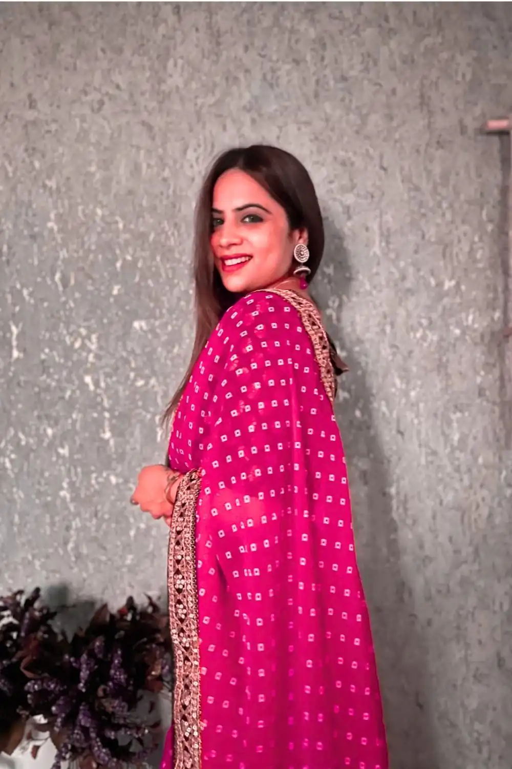 JR 543 Wine Color Printed Georgette With Sequence Embroidery Lace Saree Casual, Party Wear, Wedding, Events Etc. Expected Delivery 4-6 Working Days 1449/- | Sarees, Bollywood Sarees, Creative Sarees, Designer Sarees, Embroidered Sarees, Ethnic Saree, Modern Digital sarees, Party Wear Sarees