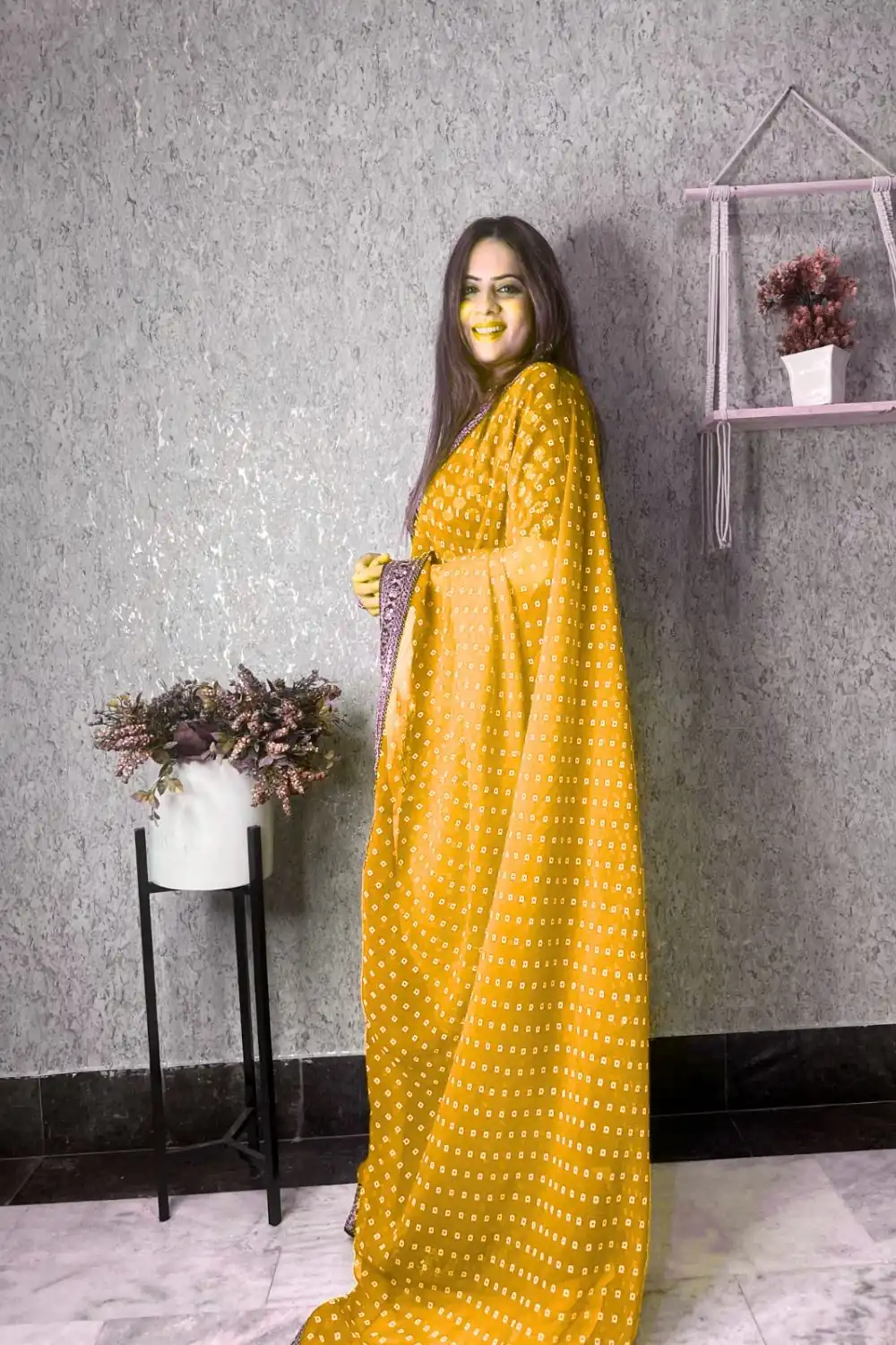 JR 543 Yellow Color Printed Georgette With Sequence Embroidery Lace Saree Casual, Party Wear, Wedding, Events Etc. Expected Delivery 4-6 Working Days 1449/- | Sarees, Bollywood Sarees, Creative Sarees, Designer Sarees, Embroidered Sarees, Ethnic Saree, Modern Digital sarees, Party Wear Sarees