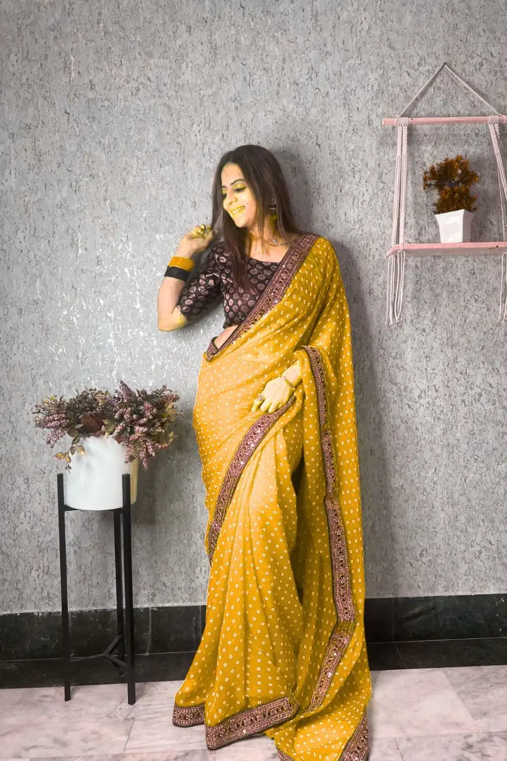 JR 543 Yellow Color Printed Georgette With Sequence Embroidery Lace Saree Casual, Party Wear, Wedding, Events Etc. Expected Delivery 4-6 Working Days 1449/- | Sarees, Bollywood Sarees, Creative Sarees, Designer Sarees, Embroidered Sarees, Ethnic Saree, Modern Digital sarees, Party Wear Sarees
