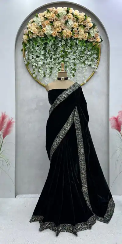 KD-439 Saree : Sequence Work Blouse : Sequence Lace work Party Wear, Wedding Wear, Events Etc.@1999/- | Sarees, Bollywood Sarees, Creative Sarees, Designer Sarees, Ethnic Saree, Modern Digital sarees, Party Wear Sarees