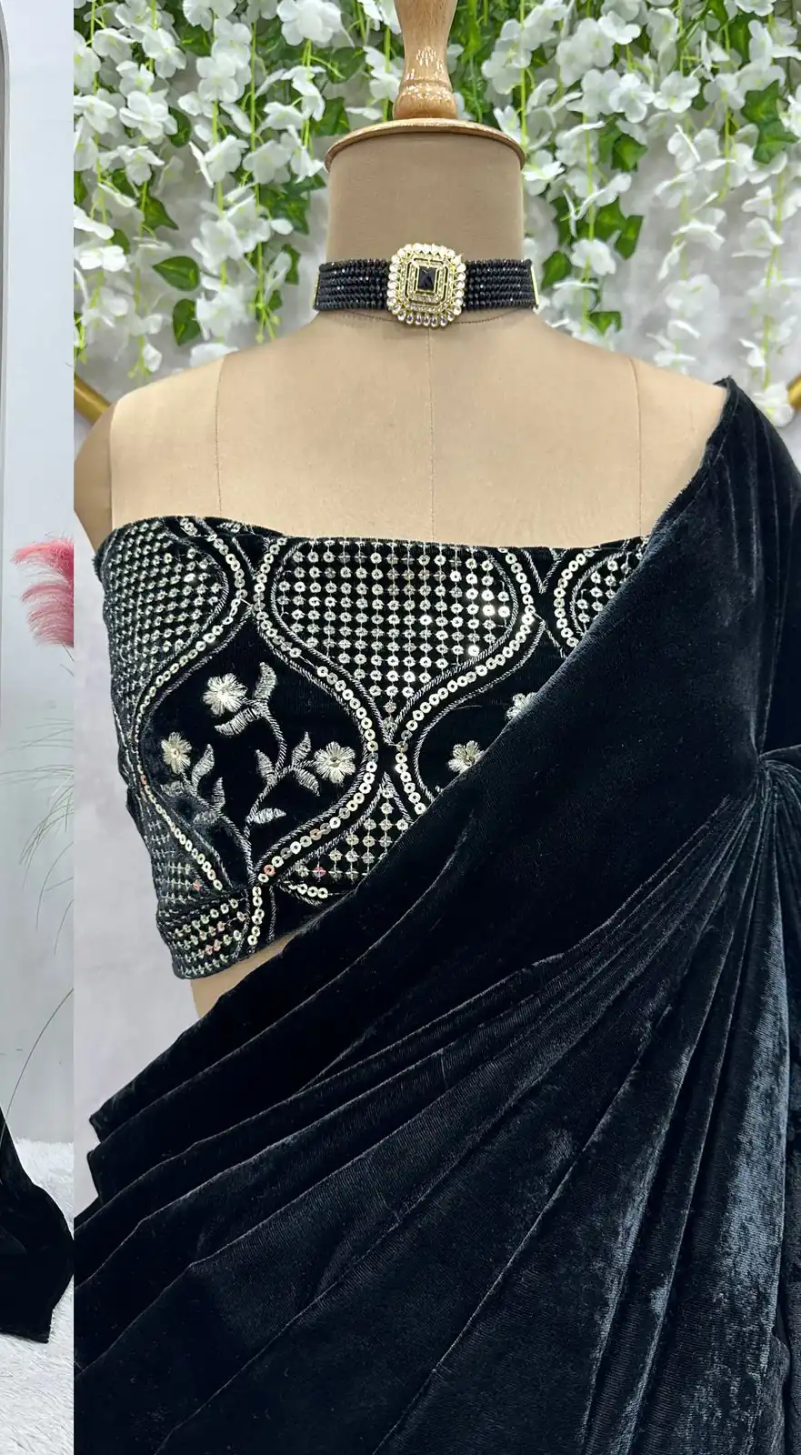 KD-439 Saree : Sequence Work Blouse : Sequence Lace work Party Wear, Wedding Wear, Events Etc.@1999/- | Sarees, Bollywood Sarees, Creative Sarees, Designer Sarees, Ethnic Saree, Modern Digital sarees, Party Wear Sarees