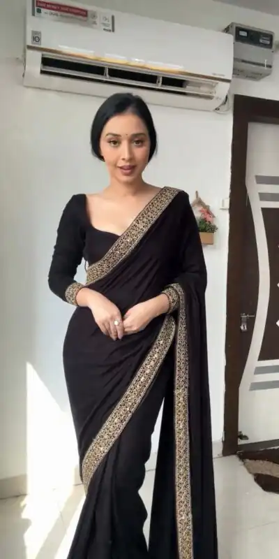 KD-440 Saree : Sequence Work Blouse : Sequence Lace work Party Wear, Wedding Wear, Events Etc.@1949/- | Sarees, Bollywood Sarees, Creative Sarees, Designer Sarees, Ethnic Saree, Modern Digital sarees, Party Wear Sarees
