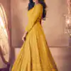 FC:-122 Yellow color heavy Georgette with Embroidery And Santoon Work Classic Designer Suit Wedding,Party,Festive@2399/- Only | Anarkali Suits, Bollywood Anarkali, Creative-Anarkali, Designer Anarkali, Embroidered Anarkali, Party Wear Anarkali