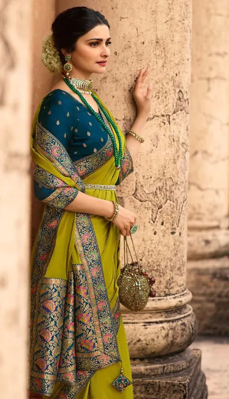 JR TANVI Pista Green Color Sana Silk With Jacquard Lace Saree  Casual, Wedding, Festive, Events Etc. Expected Delivery 4-6 Working Days @1549/- | Designer Sarees, Sarees, Bollywood Sarees, Creative Sarees, Embroidered Sarees, Ethnic Saree, Modern Digital sarees, Party Wear Sarees