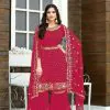 Ds 003821 Red color Georgette Embroidery Stone work Sharara suit Wedding, Party, Festive, Events Etc. Expected Delivery 4-6 Working Days @2299/- | Salwar suit, Casual Suits, Creative suits, Designer Suits, Palazzo Suits, Party Wear Suits, Straight Suits