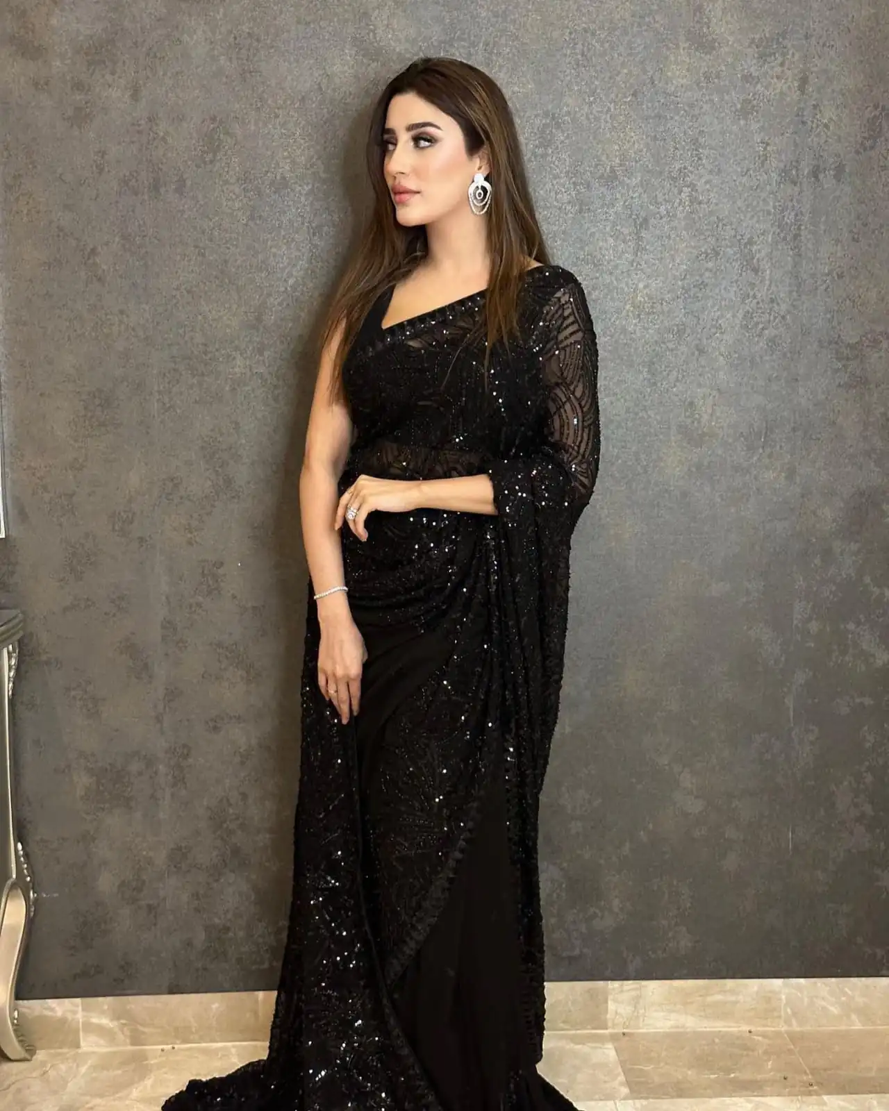 JR 605 Black Color Georgette Embroidery Sequins work Saree Casual, Party Wear, Wedding, Events Etc. Expected Delivery 4-6 Working Days 1649/- | Sarees, Bollywood Sarees, Creative Sarees, Designer Sarees, Embroidered Sarees, Ethnic Saree, Modern Digital sarees, Party Wear Sarees