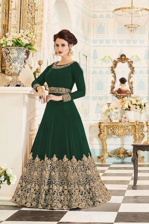 FC Veeda Green Color Georgette Coding Embroidery Stone Work Anarkali Suit Wedding, Party, Festive events, etc. Expected Delivery 4-6 Working Days @1999/ | Anarkali Suits, Bollywood Anarkali, Creative-Anarkali, Designer Anarkali, Embroidered Anarkali, Party Wear Anarkali