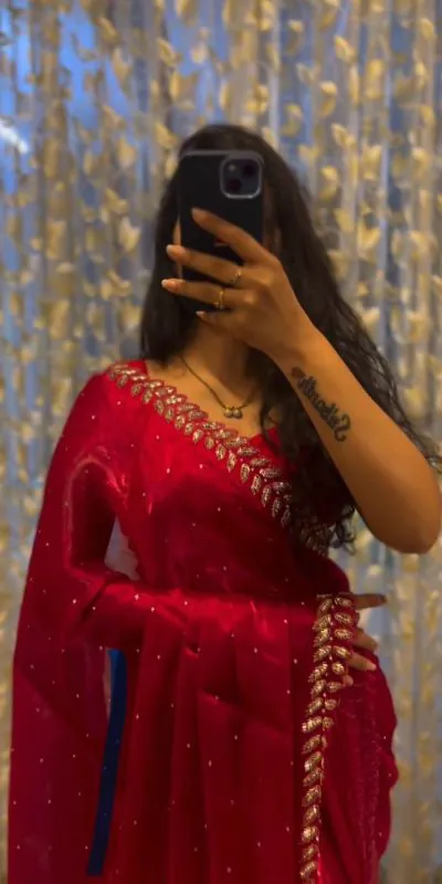KD 459 Red Color Jimmy choo Thread Sequence Work Saree Casual, Party, Wedding, Festive, Events Etc.  Expected Delivery  4-6 Working Days @1750/- Only | Designer Sarees, Sarees, Bollywood Sarees, Creative Sarees, Embroidered Sarees, Ethnic Saree, Modern Digital sarees, Party Wear Sarees