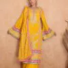 Beautiful Yellow Color Chinon Coding Embroidery Salwar Suit