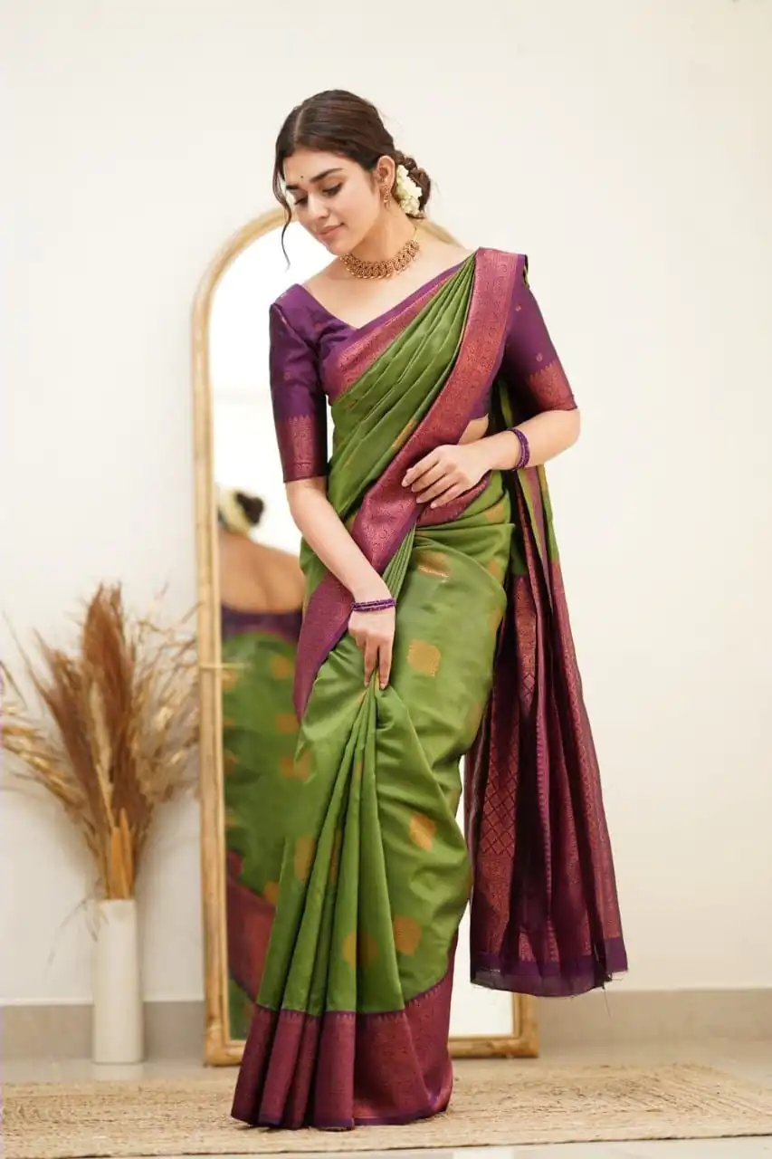 DDF 115 Green Color Soft Lichi Silk Ordinary Design Rich Pallu Saree Casual, Party Wear, Events, Festivals Etc. Expected Delivery 4-6 Working Days 1499/ | Designer Sarees, Sarees, Bollywood Sarees, Creative Sarees, Embroidered Sarees, Ethnic Saree, Modern Digital sarees, Party Wear Sarees