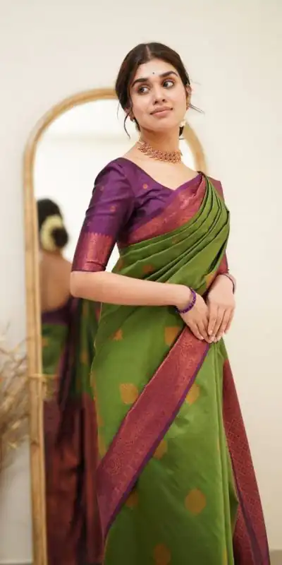 DDF 115 Green Color Soft Lichi Silk Ordinary Design Rich Pallu Saree Casual, Party Wear, Events, Festivals Etc. Expected Delivery 4-6 Working Days 1499/ | Designer Sarees, Sarees, Bollywood Sarees, Creative Sarees, Embroidered Sarees, Ethnic Saree, Modern Digital sarees, Party Wear Sarees