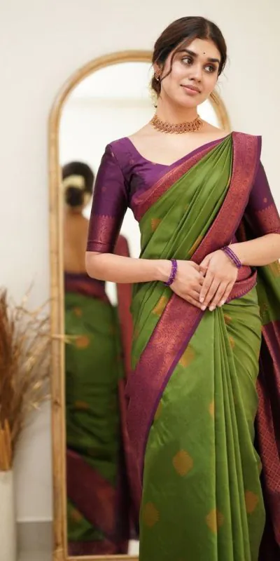 DDF 115 Green Color Soft Lichi Silk Ordinary Design Rich Pallu Saree Casual, Party Wear, Events, Festivals Etc. Expected Delivery 4-6 Working Days 1499/ | Designer Sarees, Sarees, Bollywood Sarees, Creative Sarees, Embroidered Sarees, Ethnic Saree, Modern Digital sarees, Party Wear Sarees