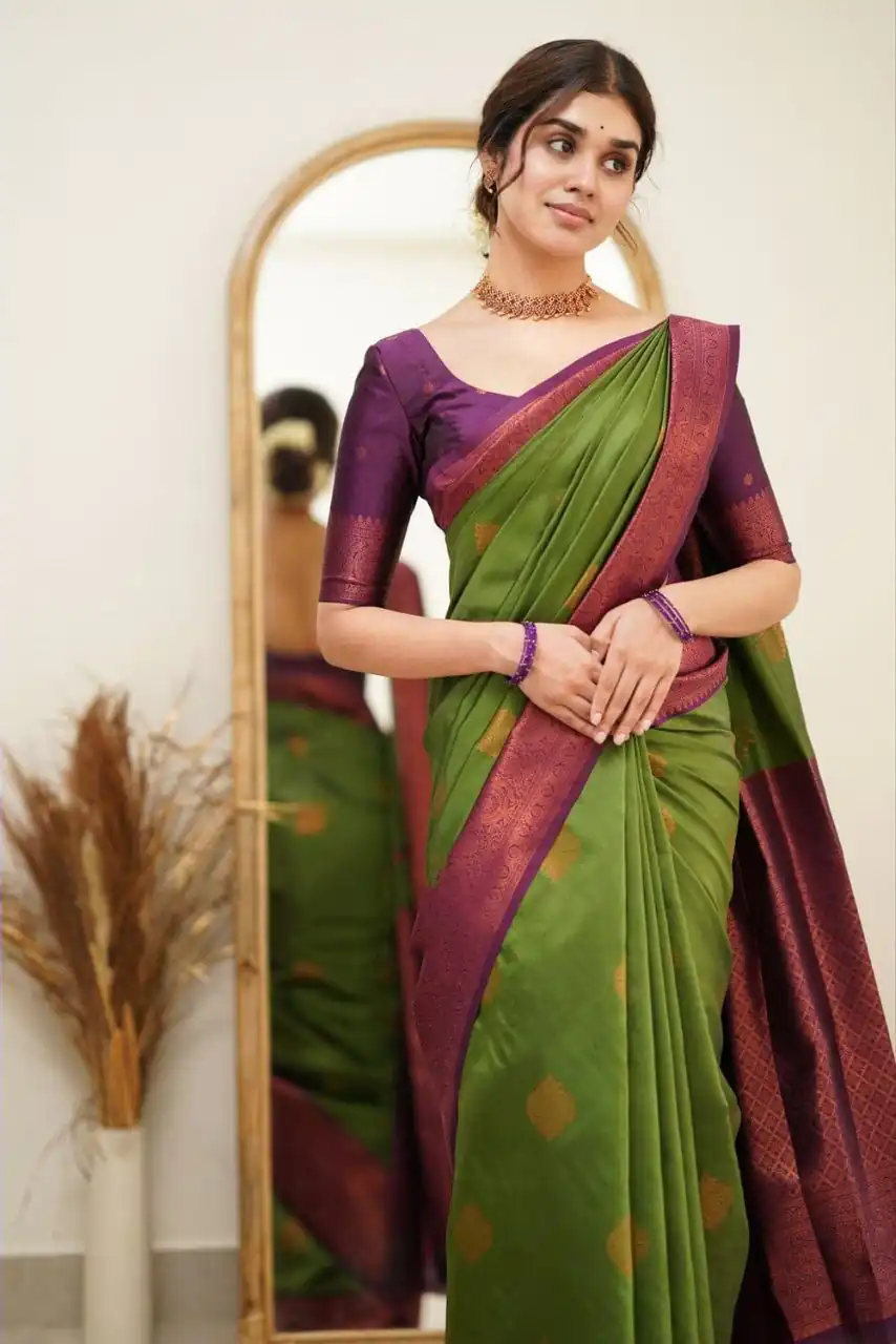 DDF 115 Green Color Soft Lichi Silk Ordinary Design Rich Pallu Saree Casual, Party Wear, Events, Festivals Etc. Expected Delivery 4-6 Working Days 1499/ | Designer Sarees, Sarees, Bollywood Sarees, Creative Sarees, Embroidered Sarees, Ethnic Saree, Modern Digital sarees, Party Wear Sarees