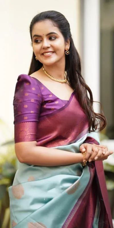 KP 4059 Blue Color Soft Lichi Silk Cloth Rich Pallu All Over Saree Events Casual, Wedding, Festive, Events Etc. Expected Delivery  4-6 Working Days @1399/- | Designer Sarees, Sarees, Bollywood Sarees, Creative Sarees, Embroidered Sarees, Ethnic Saree, Modern Digital sarees, Party Wear Sarees