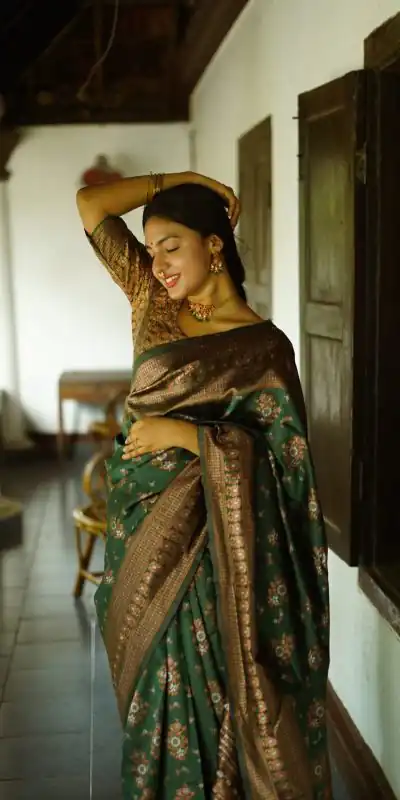 DDF 126 Green Color Soft Lichi Silk Ordinary Design Rich Pallu Saree Casual, Party Wear, Events, Festivals Etc. Expected Delivery 4-6 Working Days 1549 | Designer Sarees, Sarees, Bollywood Sarees, Creative Sarees, Embroidered Sarees, Ethnic Saree, Modern Digital sarees, Party Wear Sarees