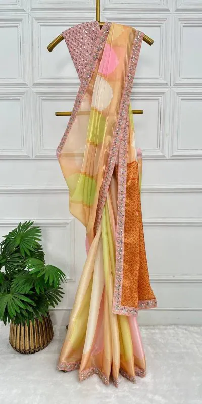 ST 467 Malty Color Jimmichu Digital Printed Embroidery Saree Casual, Wedding, Party, Festive, Events Etc. Expected Delivery 4-6 Working Days @1999/- | Designer Sarees, Sarees, Bollywood Sarees, Creative Sarees, Embroidered Sarees, Ethnic Saree, Modern Digital sarees, Party Wear Sarees