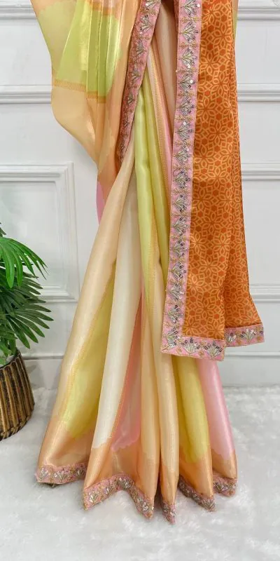 ST 467 Malty Color Jimmichu Digital Printed Embroidery Saree Casual, Wedding, Party, Festive, Events Etc. Expected Delivery 4-6 Working Days @1999/- | Designer Sarees, Sarees, Bollywood Sarees, Creative Sarees, Embroidered Sarees, Ethnic Saree, Modern Digital sarees, Party Wear Sarees