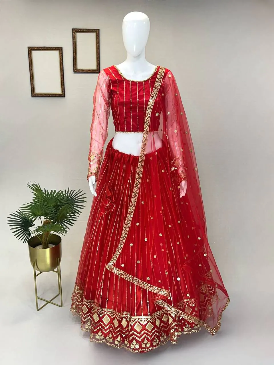 RC 237 Red Color Heavy Soft Net Embroidery Sequins Lehenga Choli Casual, Party Wedding, Festive, Events Etc. Delivery  4-6 Working Days 1899/- | Lehenga, Bollywood Lehenga, Creative Lehenga, Designer Lehenga, Embroidered Lehenga, Party Wear Lehenga