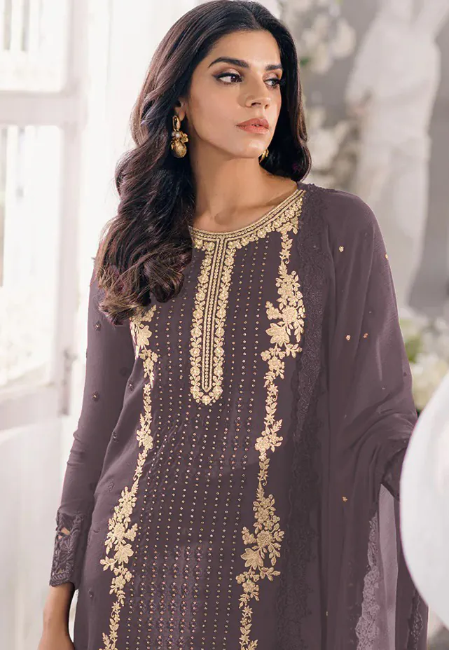 FC Mariya 1032 Coffee Heavy Georgette Embroidery Anarkali Suit Wedding, Party, Festive events, etc. Expected Delivery  4-6 Working Days @1949/- Only | Anarkali Suits, Bollywood Anarkali, Creative-Anarkali, Designer Anarkali, Embroidered Anarkali, Party Wear Anarkali