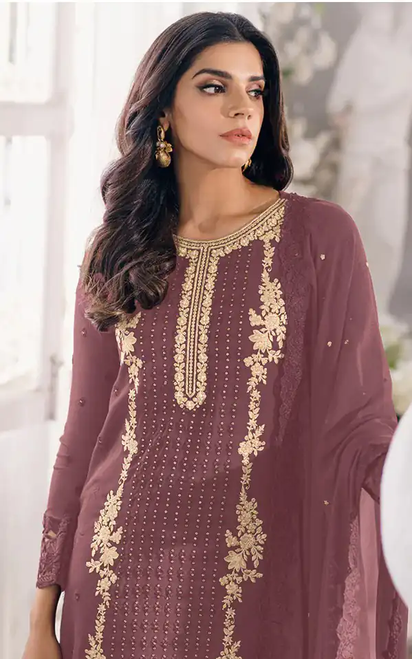 FC Mariya 1032 Onion Heavy Georgette Embroidery Anarkali Suit Wedding, Party, Festive events, etc. Expected Delivery  4-6 Working Days @1949/- Only | Anarkali Suits, Bollywood Anarkali, Creative-Anarkali, Designer Anarkali, Embroidered Anarkali, Party Wear Anarkali