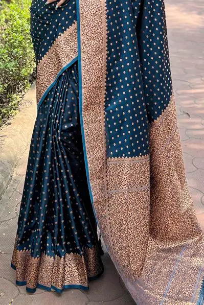 MS 436 Peacock Green Color Soft Lichi Silk Border And Rich Pallu Saree Casual, Party Wear, Wedding, Events, Etc. Expected Delivery 4-6 Working Days 1399/- | Designer Sarees, Sarees, Bollywood Sarees, Creative Sarees, Embroidered Sarees, Ethnic Saree, Modern Digital sarees, Party Wear Sarees