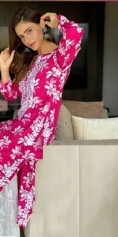 ST 150 Pink Color Foix Georgette Fancy Digital Printed Salwar Suit Casual, Wedding, Party, Festive, Events Etc. Expected Delivery 4-6 Working Days @1750/- | Jump Suits, Salwar suit, Casual Suits, Creative suits, Designer Suits, Palazzo Suits, Party Wear Suits, Patiala Suits, Straight Suits