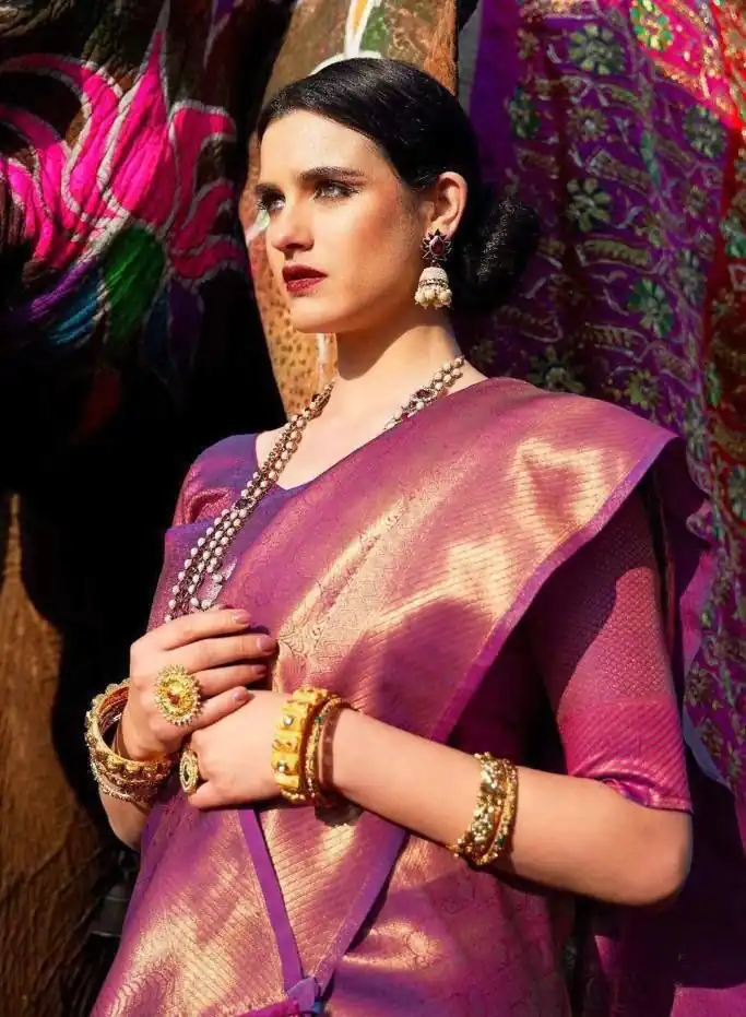 KP 5054  Pink Color Soft Lichi Silk Jacquard Rich Pallu Saree Casual, Party Wear, Wedding, Events Etc. Expected Delivery 4-6 Working Days @1349/- | Designer Sarees, Sarees, Bollywood Sarees, Creative Sarees, Embroidered Sarees, Ethnic Saree, Modern Digital sarees, Party Wear Sarees