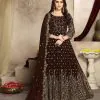  FC 94008 coffee Color Georgette Multi Thread Zari Stich Anarkali Suit Wedding, Party, Festive events, etc. Expected Delivery  4-6 Working Days @2149/- | Anarkali Suits, Bollywood Anarkali, Creative-Anarkali, Designer Anarkali, Embroidered Anarkali, Party Wear Anarkali