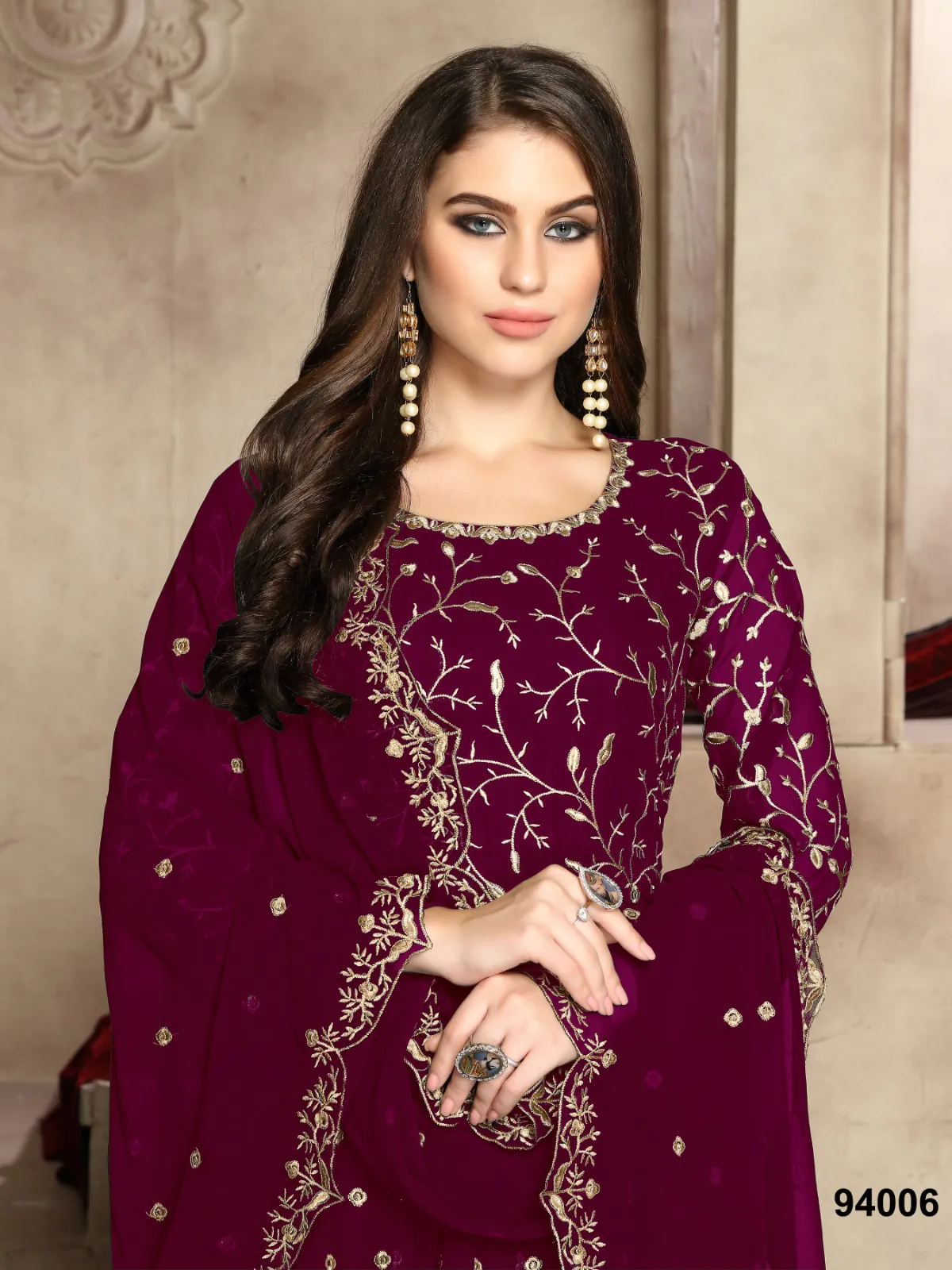  FC 94005 Maroon Color Georgette Multi Thread Zari Stich Anarkali Suit Wedding, Party, Festive events, etc. Expected Delivery  4-6 Working Days @2149/- | Anarkali Suits, Bollywood Anarkali, Creative-Anarkali, Designer Anarkali, Embroidered Anarkali, Party Wear Anarkali