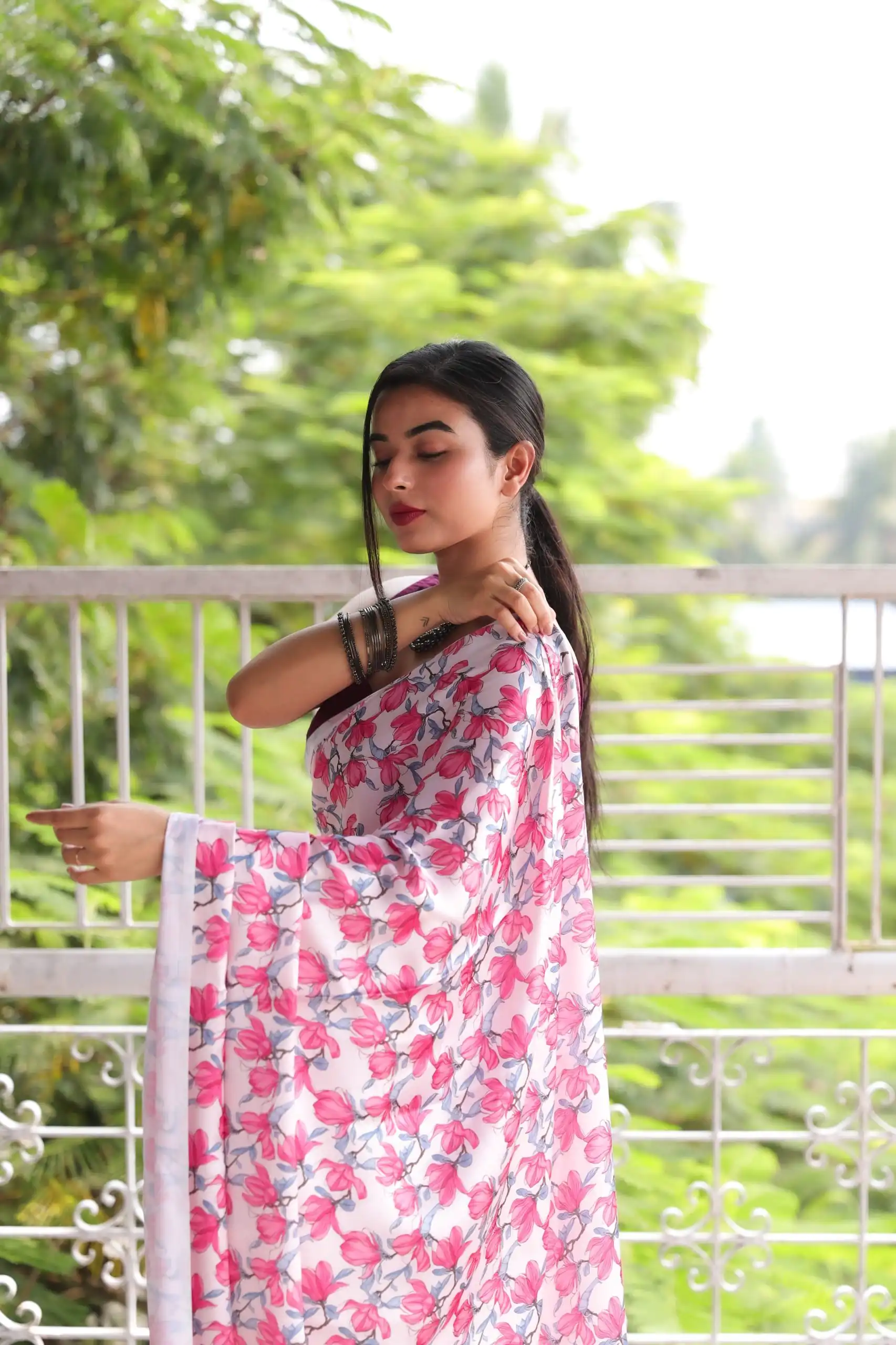 Veechis 105 Pink Heavy Devsena Soft Silk Saree Digital Print Saree Casual, Party , Festive, Events Etc. Expected Delivery 4-6 Working Days @1499/- | Designer Sarees, Sarees, Bollywood Sarees, Creative Sarees, Embroidered Sarees, Modern Digital sarees, Party Wear Sarees