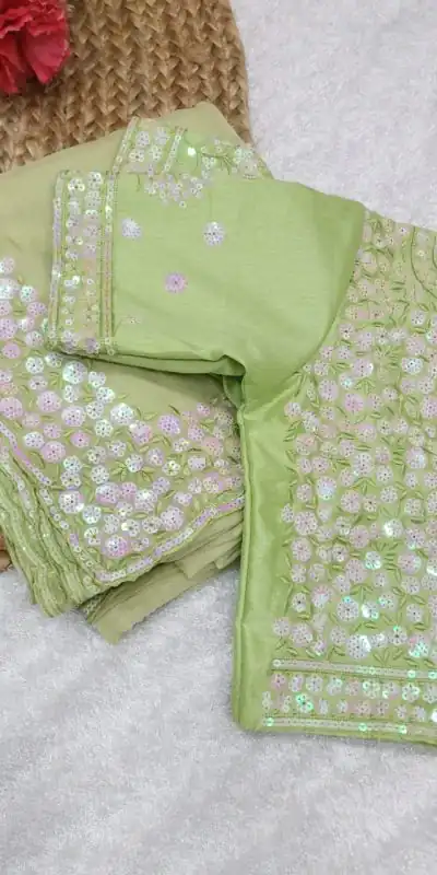 SF Salaar 263 Green Color Pure Soft Tabby Organza Butta Nd Work Saree Casual, Wedding, Festive, Events Etc. Expected Delivery 4-6 Working Days @2149/- | Designer Sarees, Sarees, Bollywood Sarees, Creative Sarees, Embroidered Sarees, Ethnic Saree, Modern Digital sarees, Party Wear Sarees