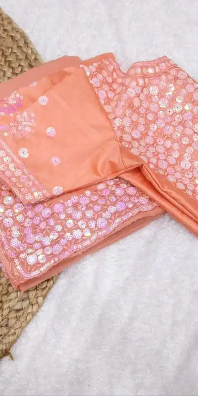 SF Salaar 263 Orange Color Pure Soft Tabby Organza Butta Nd Work Saree Casual, Wedding, Festive, Events Etc. Expected Delivery 4-6 Working Days @2149/- | Designer Sarees, Sarees, Bollywood Sarees, Creative Sarees, Embroidered Sarees, Ethnic Saree, Modern Digital sarees, Party Wear Sarees