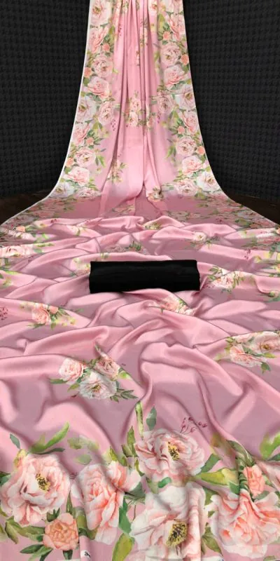 Veechis AROHI Pink Heavy Devsena Soft Silk Saree Digital Print Saree Casual, Party , Festive, Events Etc. Expected Delivery 4-6 Working Days @1499 | Designer Sarees, Sarees, Bollywood Sarees, Creative Sarees, Embroidered Sarees, Modern Digital sarees, Party Wear Sarees