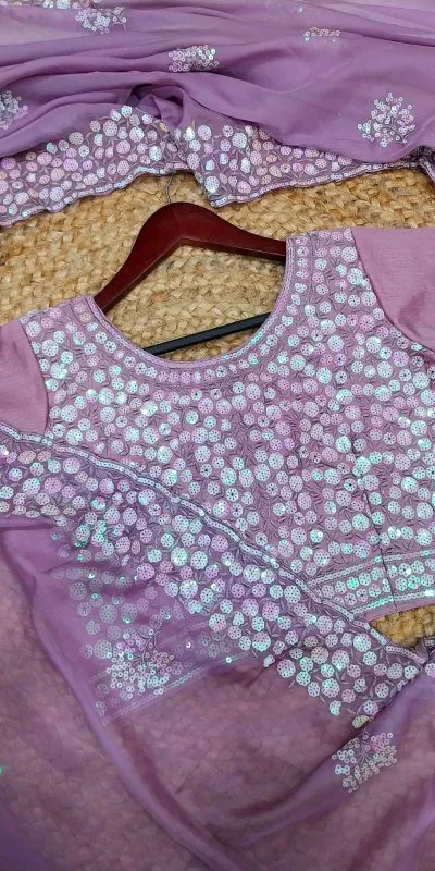 SF Salaar 263 Purple Color Pure Soft Tabby Organza Butta Nd Work Saree Casual, Wedding, Festive, Events Etc. Expected Delivery 4-6 Working Days @2149/- | Designer Sarees, Sarees, Bollywood Sarees, Creative Sarees, Embroidered Sarees, Ethnic Saree, Modern Digital sarees, Party Wear Sarees