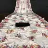 Fancy White Color Devsena Soft Silk Saree Digital Print Saree