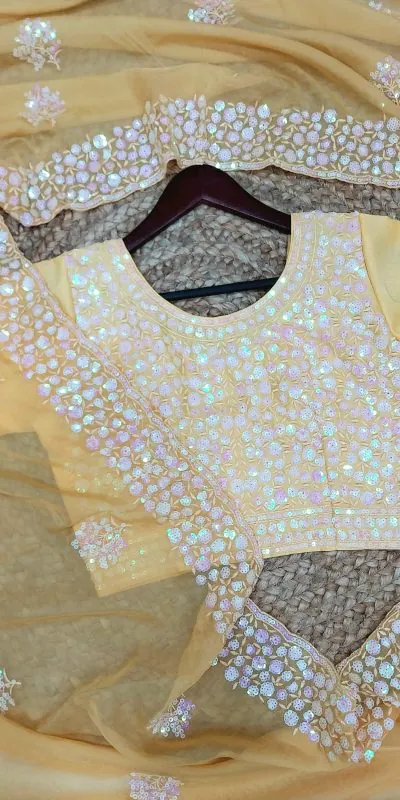 SF Salaar 263 Yellow Color Pure Soft Tabby Organza Butta Nd Work Saree Casual, Wedding, Festive, Events Etc. Expected Delivery 4-6 Working Days @2149/- | Designer Sarees, Sarees, Bollywood Sarees, Creative Sarees, Embroidered Sarees, Ethnic Saree, Modern Digital sarees, Party Wear Sarees