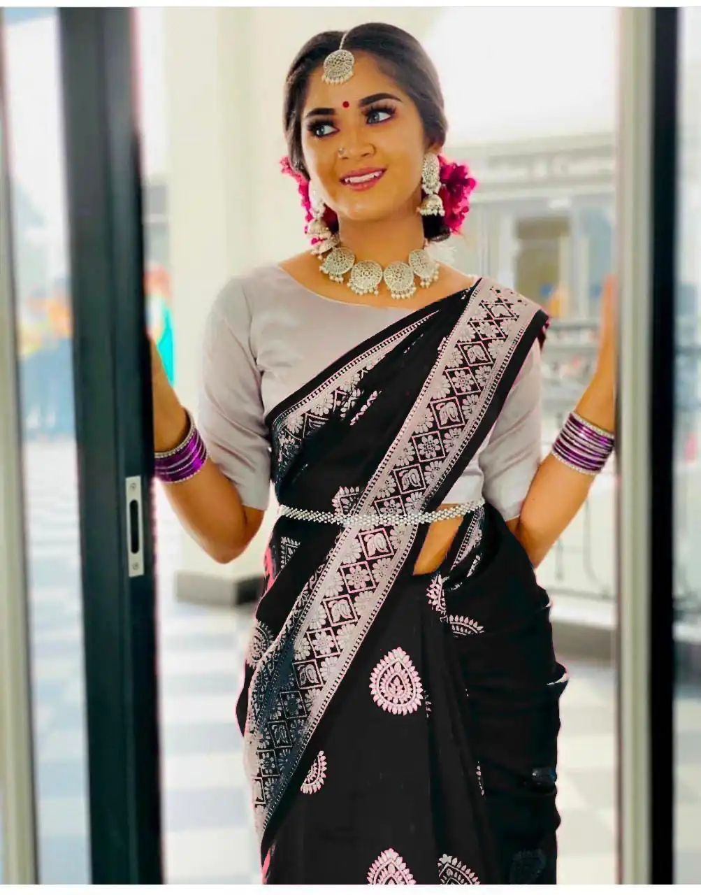 MS 437 Coffee Color Soft Lichi Silk Border And Rich Pallu Saree Casual, Party Wear, Wedding, Events, Etc. Expected Delivery 4-6 Working Days 1399/- | Designer Sarees, Sarees, Bollywood Sarees, Creative Sarees, Embroidered Sarees, Ethnic Saree, Modern Digital sarees, Party Wear Sarees