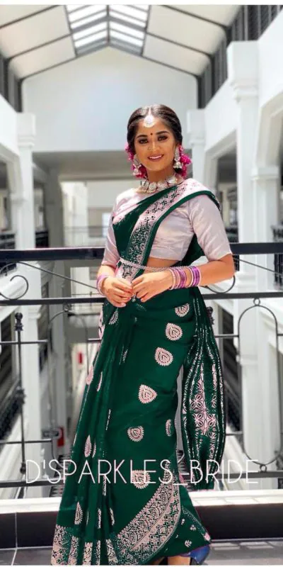 MS 437 Stone Green Color Soft Lichi Silk Border And Rich Pallu Saree Casual, Party Wear, Wedding, Events, Etc. Expected Delivery 4-6 Working Days 1399/- | Designer Sarees, Sarees, Bollywood Sarees, Creative Sarees, Embroidered Sarees, Ethnic Saree, Modern Digital sarees, Party Wear Sarees