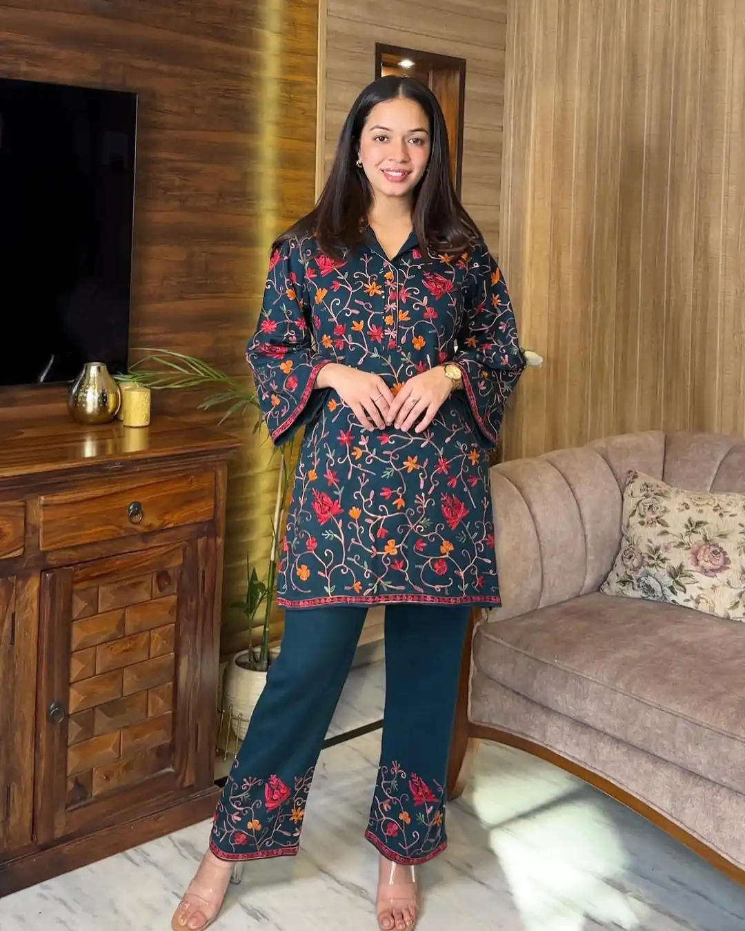 KD 1436  Navy Blue Color Rayon Embroidery Work Salwar Suit Casual, Party, Festive, Events Etc.  Expected Delivery 4-6 Working Days @1899 /- | Jump Suits, Salwar suit, Casual Suits, Creative suits, Designer Suits, Palazzo Suits, Party Wear Suits, Patiala Suits, Straight Suits