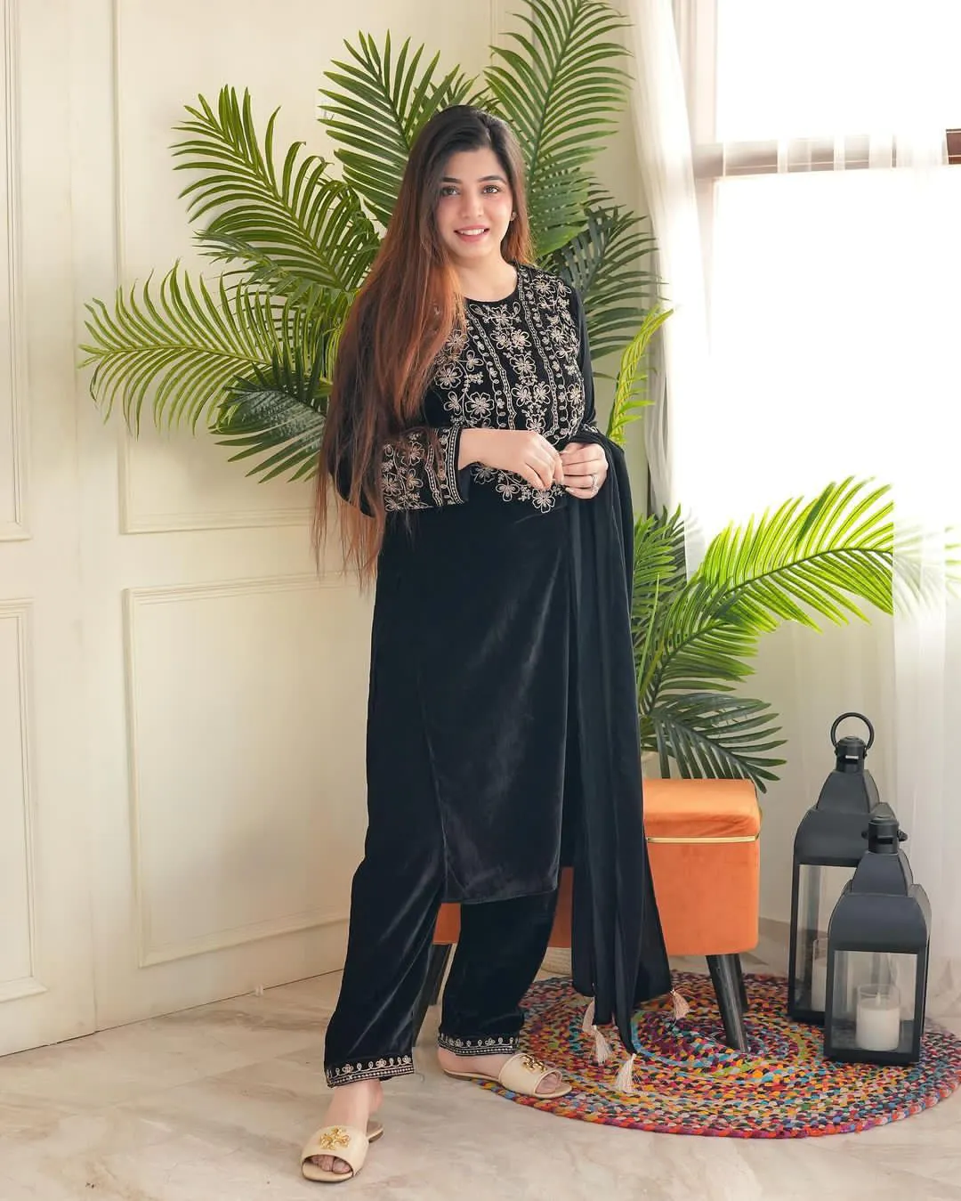 LG-1786 Black Color Viscos Velvet Embroidery Salwar Suit Paint Free Size Casual, Wedding, Festive, Events Etc. Expected Delivery 4-6 Working Days @1899/- | Salwar suit, Casual Suits, Creative suits, Designer Suits, Party Wear Suits, Patiala Suits, Straight Suits
