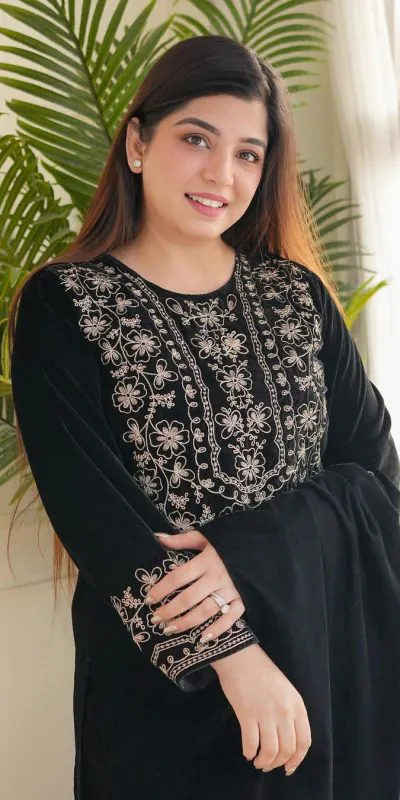 LG-1786 Black Color Viscos Velvet Embroidery Salwar Suit Paint Free Size Casual, Wedding, Festive, Events Etc. Expected Delivery 4-6 Working Days @1899/- | Salwar suit, Casual Suits, Creative suits, Designer Suits, Party Wear Suits, Patiala Suits, Straight Suits
