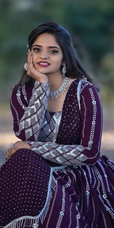 Ram 001 Maroon Color Georgette Sequence Thread Work With Zari Lehenga Choli Casual, Wedding, Festive, Events Expected Delivery 4-6 Working Days @3199/- | Lehenga, Bollywood Lehenga, Creative Lehenga, Designer Lehenga, Embroidered Lehenga, Party Wear Lehenga