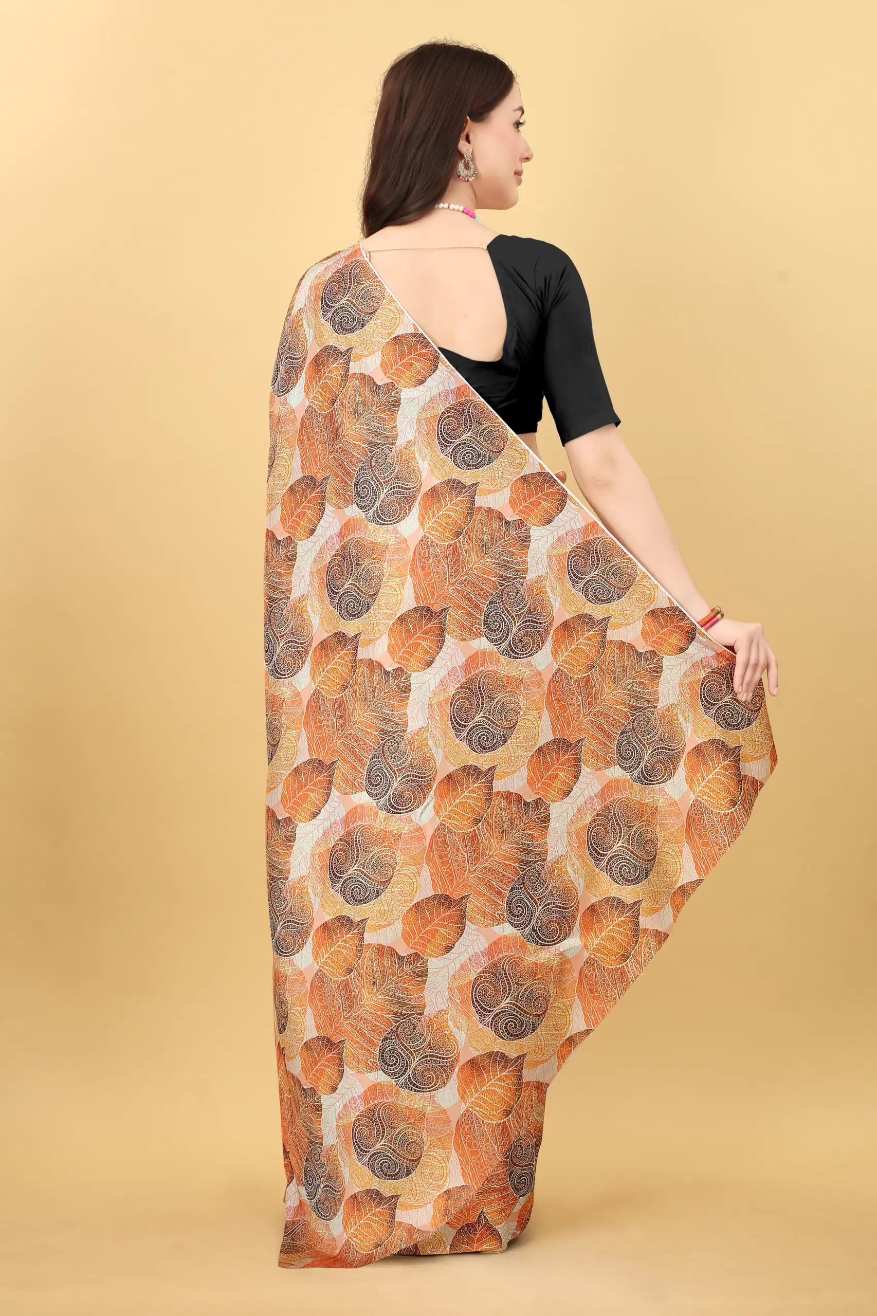 Veechis 106 Peach Color Heavy Devsena Soft Silk Beautiful Digital Printed Saree Casual, Party Festive, Events Etc. Expected Delivery 4-6 Working Days @1499/ | Designer Sarees, Sarees, Bollywood Sarees, Creative Sarees, Embroidered Sarees, Modern Digital sarees, Party Wear Sarees